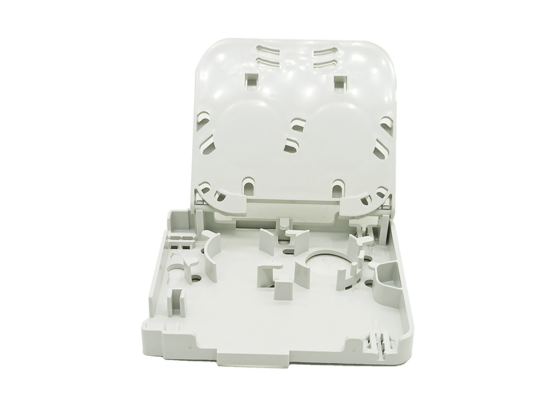 Plastic FTTH 1 port indoor fiber optical information faceplate with FTTH mini distribution box cheap price