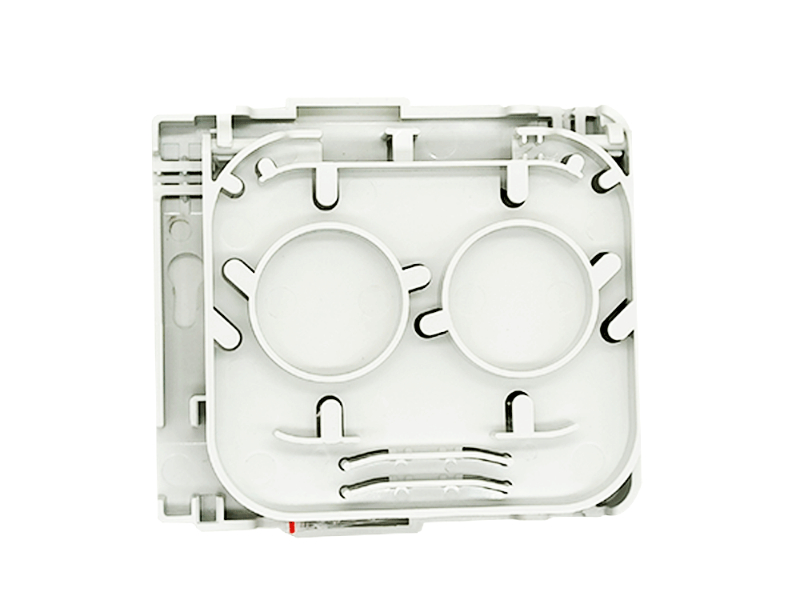 Plastic FTTH 1 port indoor fiber optical information faceplate with FTTH mini distribution box cheap price
