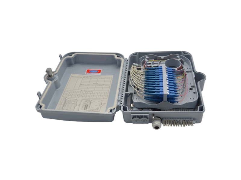 24 Ports Box Ftth Box Pre-terminated 8 16 24 Ports Outdoor FTTH Waterproof Junction Box NAP ATB Box Fiber Optical Wall Mount Terminal Box