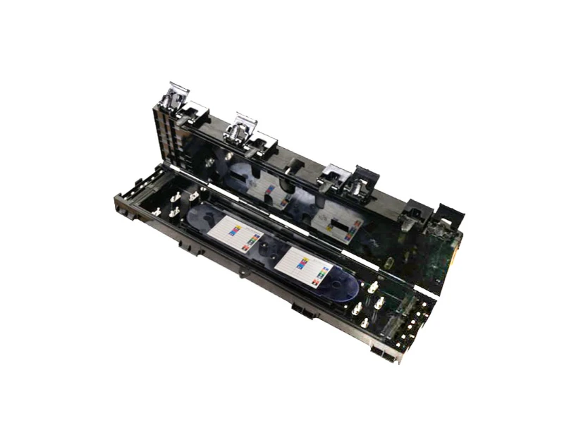 4 in 4 out 16 core Horizontal fiber optic joint splice closure with 16 ports In-line splice enclosure