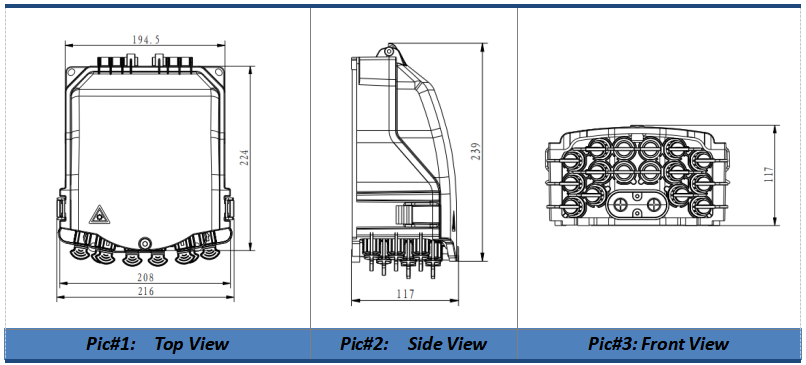Patent Design 16 Port Indoor Outdoor Waterproof Termination Box Anatel Cto FTB Fiber Optic Distribution Box