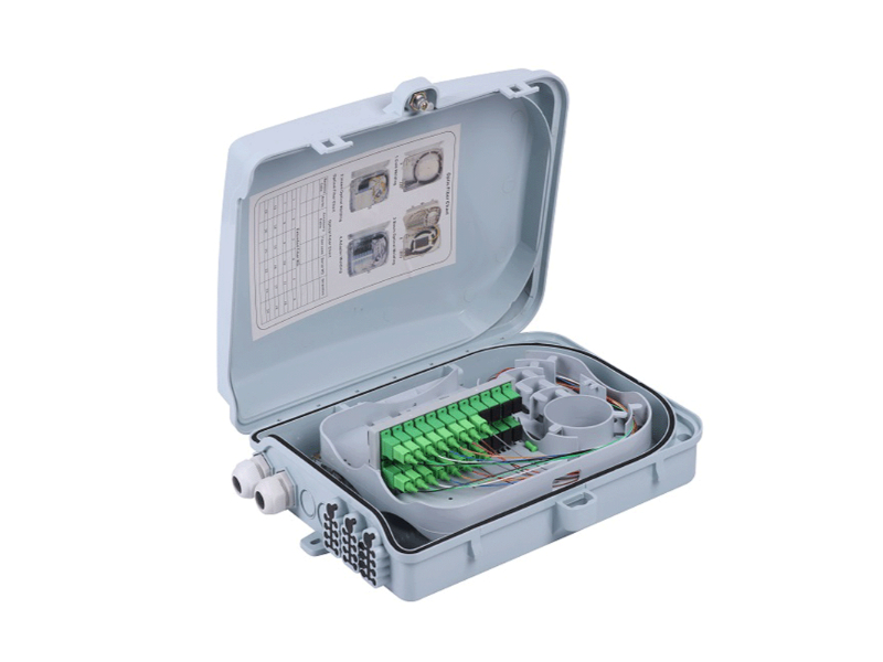 24 Core ABS optics fiber termination box 24 Ports Fiber Optic Junction Box Indoor/outdoor ftth Fiber optic distribution box