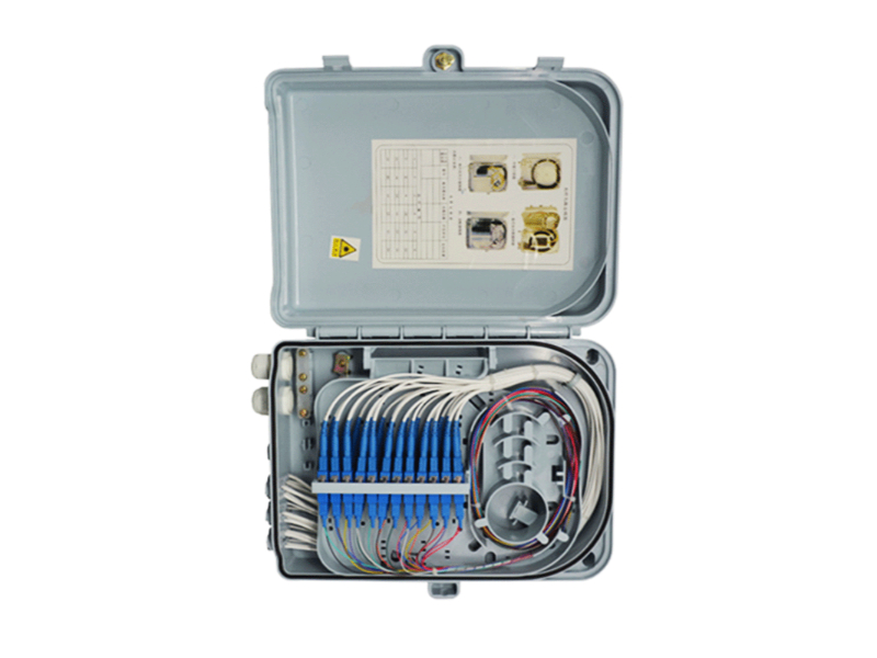 24 Core ABS optics fiber termination box 24 Ports Fiber Optic Junction Box Indoor/outdoor ftth Fiber optic distribution box