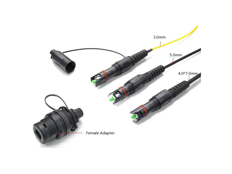 Optical Optitap Patch Cord Optical FTTH Optical Preconnectorized Drop Cable Patch Cord Optitap SC Connector