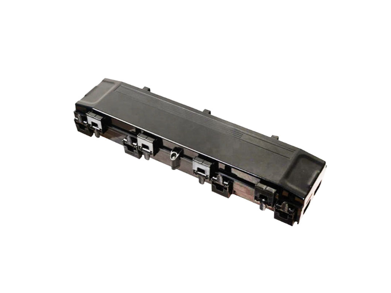 FTTH 4 in 4 out 16 core Horizontal fiber optic joint splice closure with 16 ports In-line splice enclosure