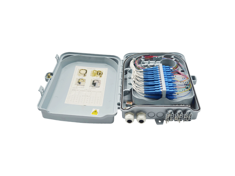 24 Core ABS optics fiber termination box 24 Ports Fiber Optic Junction Box Indoor/outdoor ftth Fiber optic distribution box