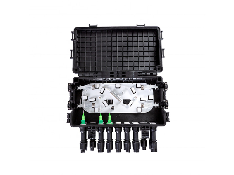 Outdoor field application Plastic 16 core Fiber optic terminal box splice closure