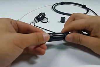 Pre-terminated Reinforced Waterproof Huawei Mini/SC Field installable Quick Connector