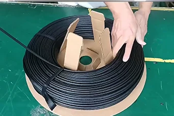 Easy Cabling Packaged Paper Plate  Drop Cable Patch cord  For FTTH