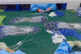 Fiber optic splitter production and assembly