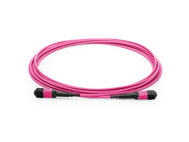 MPO MTP OM4  8-12 core 3.0mm Trunk fiber optic patch cord