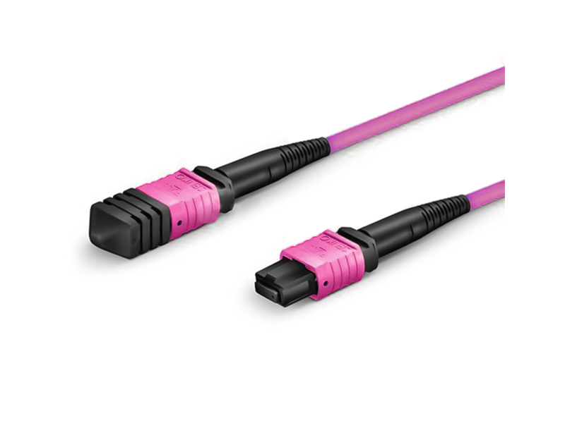 MPO MTP OM4  8-12 core 3.0mm Trunk fiber optic patch cord