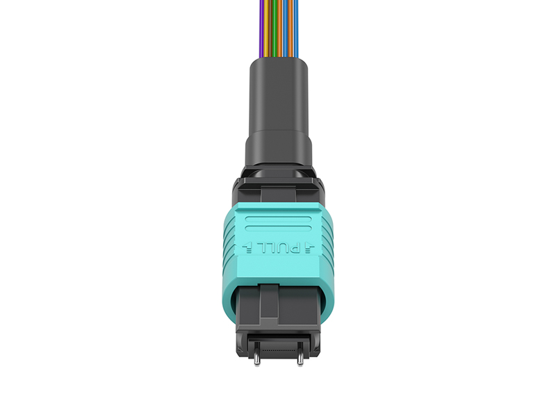 MPO/APC (Male) to LC/UPC OM3 12 Cores MPO/MTP Fan out 0.9mm Patch Cords