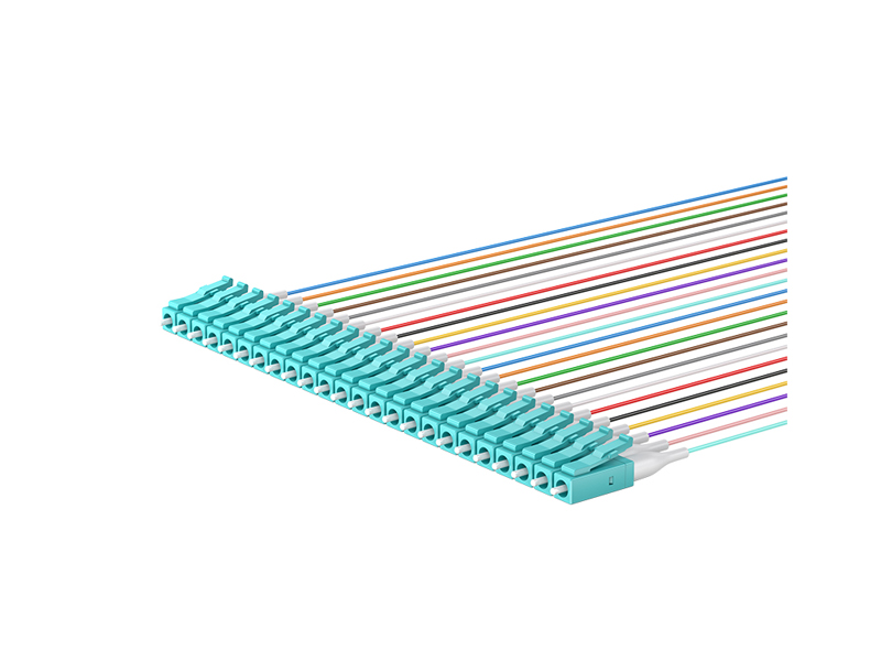 MPO/APC (Male) to LC/UPC OM3 24 Cores MPO/MTP Fan out 0.9mm Patch Cords