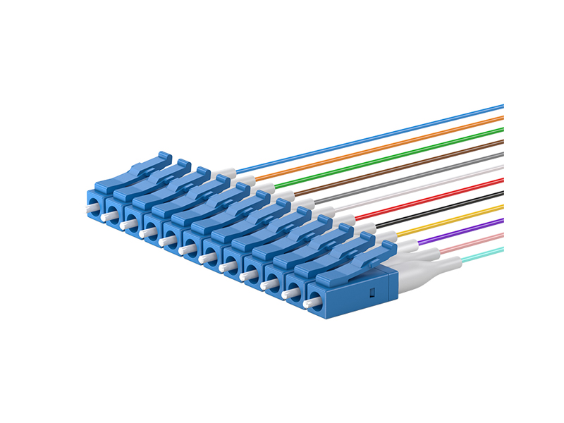 MPO/APC (Male) to LC/UPC SM (Single-mode) 12 Cores MPO/MTP Fan out 0.9mm Patch Cords
