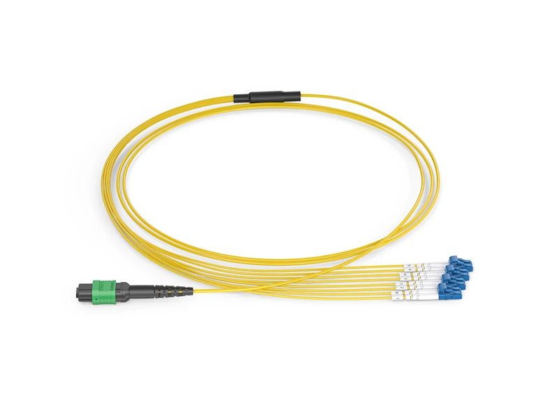 MPO/APC Female-4x DLC Singlemode (SM) 8 Cores MPO/MTP Harnesses fanout Patch Cords