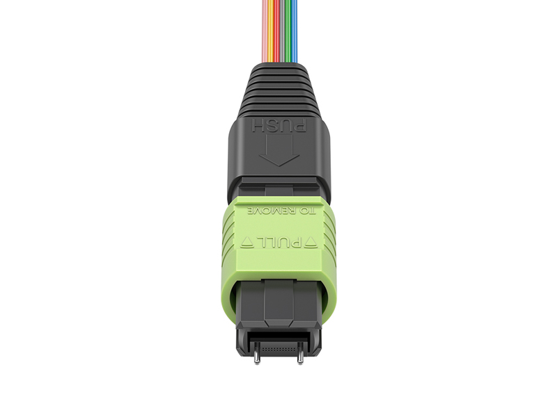 MPO/APC (Male) to LC/UPC OM5 12 Cores MPO/MTP Fan out 0.9mm Patch Cords