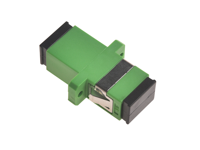 FTTH SC APC Fiber Optic Single Mode Simplex Adapter
