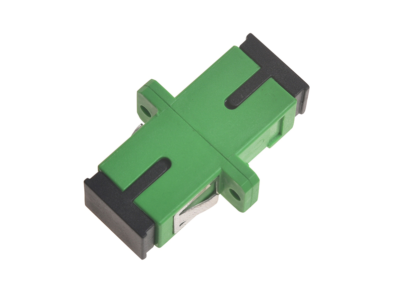 FTTH SC APC Fiber Optic Single Mode Simplex Adapter