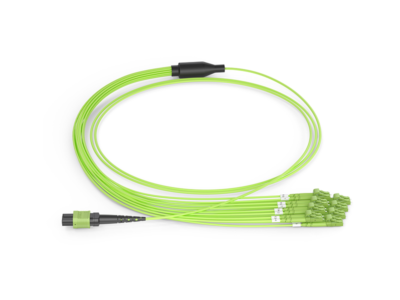 MPO/APC Female-8x DLC OM5 16 Cores MPO/MTP Harnesses fanout Patch Cords