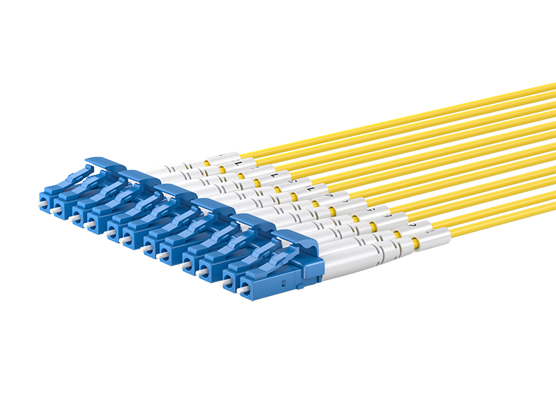 MPO/APC Female-6x DLC Singlemode (SM) 12 Cores MPO/MTP Harnesses fanout Patch Cords