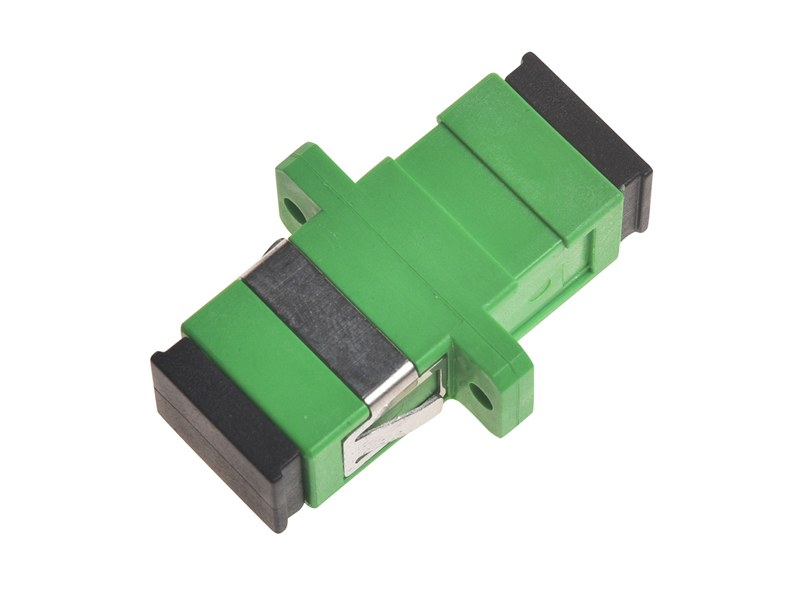 FTTH SC APC Fiber Optic Single Mode Simplex Adapter