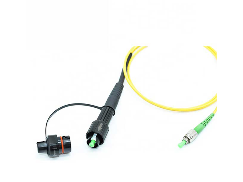 Mini SCAPC Waterproof Hardened to FC APC For FTTH High Quality Fiber Optic Patchcord
