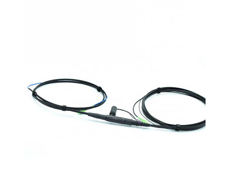 H SCAPC Connector In line Receptacle Optitap Female to SCAPC with 4.5*8.1mm Flat Cable