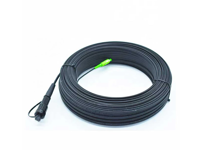 Mini SCAPC Waterproof to Hardened SCAPC Fiber Optic Patchcord  For FTTH
