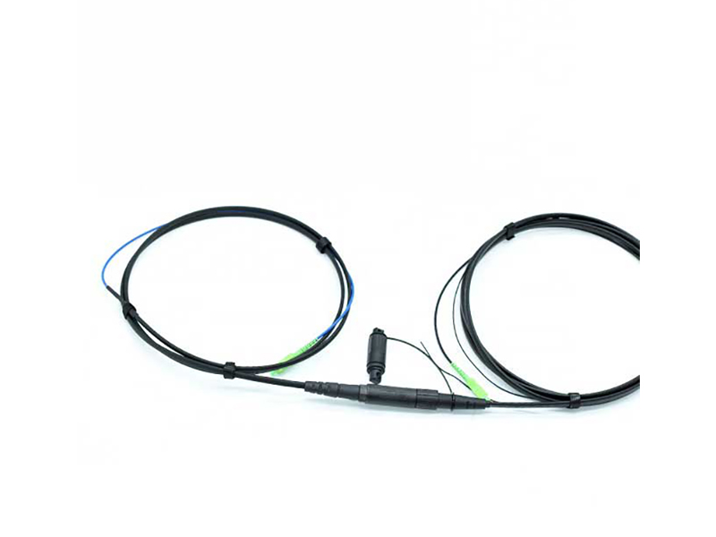 H SCAPC Connector In line Receptacle Optitap Female to SCAPC with 4.5*8.1mm Flat Cable