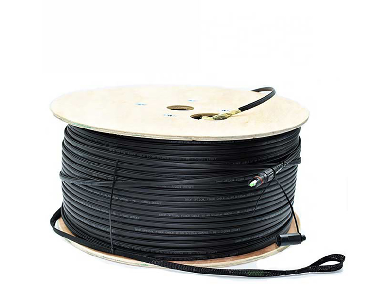 Optitap SCAPC Corning Pre-Terminated Fiber Optic Cable Patch Cord Drop Cable With Pulling Eye Compatible Corning FTTA