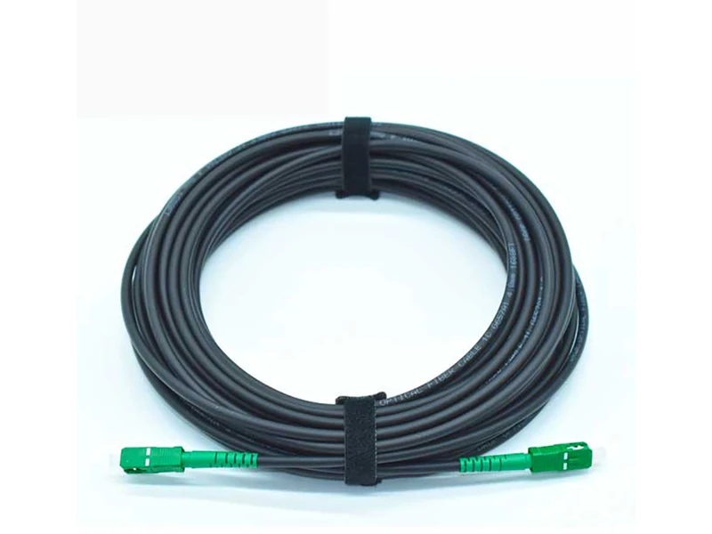 FTTH Round Cable 4.8mm SCAPC SCAPC 1Core G657A1 G657A2 LSZH 30M