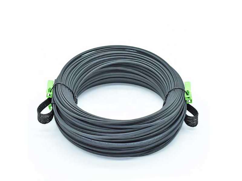 SM 2cores SCAPC SCAPC G657B3 KFRP LSZH Black with Pulling Sock 30M FTTH Drop Cable Patchcord