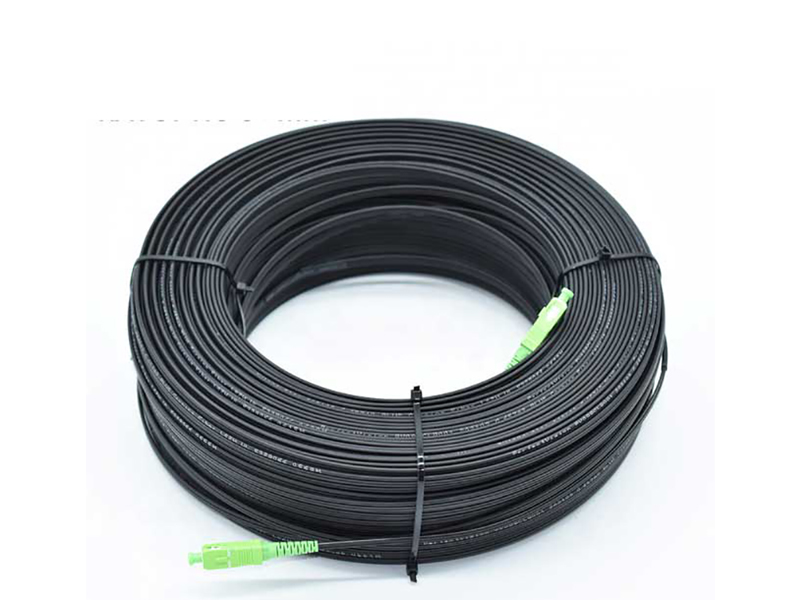 GJYXFCH GJYXCH SM 1core SCAPC SCAPC G657A2 FRP LSZH 200M Outdoor FTTH Drop Cable Patchcord