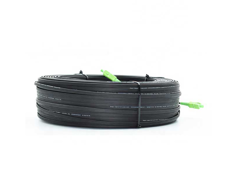 GJYXFCH GJYXCH SM 1core SCAPC SCAPC G657A2 FRP LSZH 200M Outdoor FTTH Drop Cable Patchcord