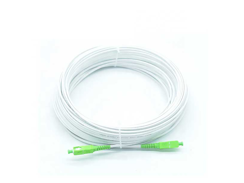 Easy Cabling Packaged Paper Plate SM 1core SCAPC SCAPC For FTTH FTTH Drop Cable Patchcord