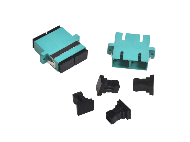 FTTH SC OM3 DX Fiber Optic Multimode Duplex Adapter