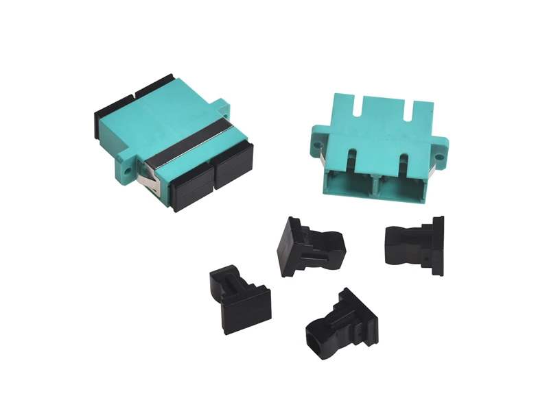 FTTH SC OM3 DX Fiber Optic Multimode Duplex Adapter