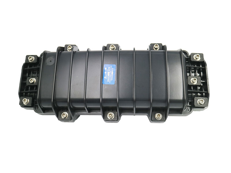 6 port horizontal type fiber optic splice closure 48 core enclosure