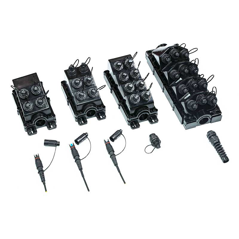 Outdoor IP68 Waterproof Multi Service Terminal FTTH Fiber Optical Pre-terminated 2 4 6 8 12 Ports Fiber Access Terminal Box FAT
