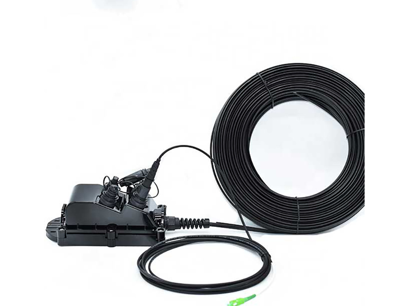Fiber MST Terminal 4-Port with Built-In PLC Splitter, Stubless Tail-Free
