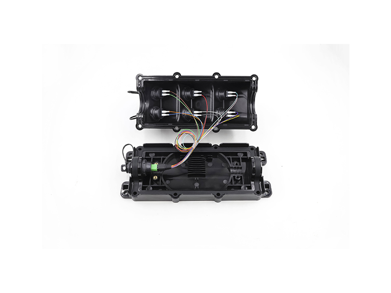 6 Port Multiport Service Terminal with Pre Terminated 6 Fiber Feeder Cable, Locatable or Dielectric, 50 to 2000 Feet Available