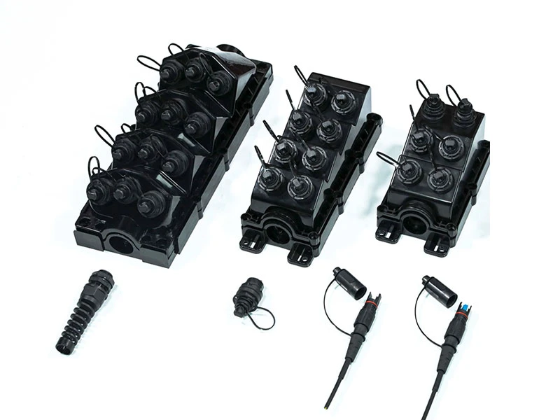 Outdoor IP68 Waterproof Multi Service Terminal FTTH Fiber Optical Pre-terminated 2 4 6 8 12 Ports Fiber Access Terminal Box FAT
