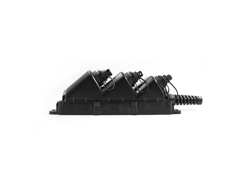 6 Port Multiport Service Terminal with Pre Terminated 6 Fiber Feeder Cable, Locatable or Dielectric, 50 to 2000 Feet Available