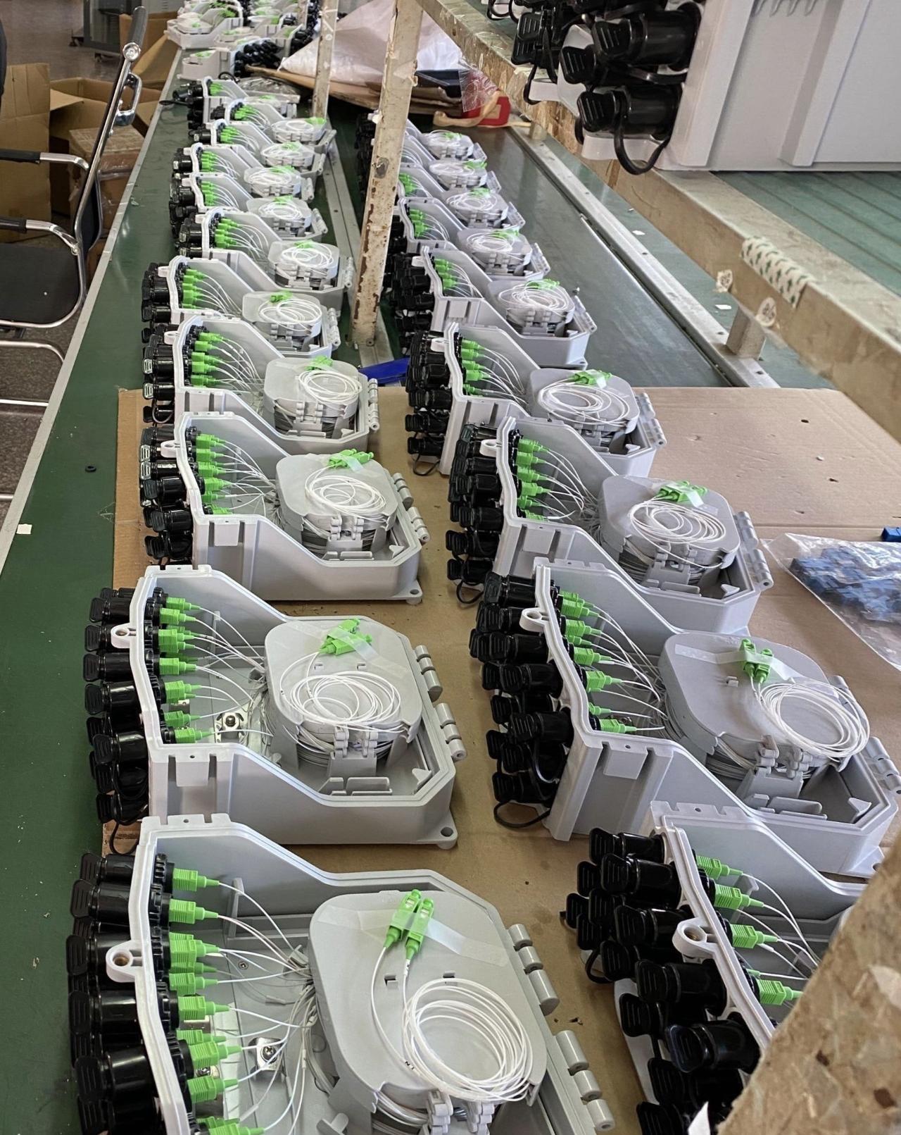 New FTTH Outdoor waterproof 16port fiber Huawei Type Fiber Optic FTTA NAP Box Distribution Box