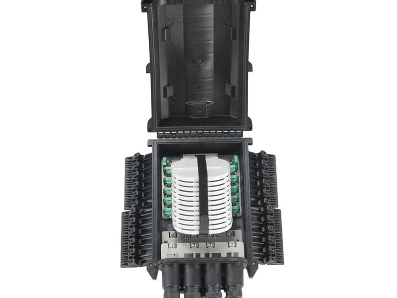 IP68 FTTH FTB-AT144A-1 6 Port 144 CORE Fiber Optic Access Terminal Closure Box with Mechanical Sealing and Cable Management