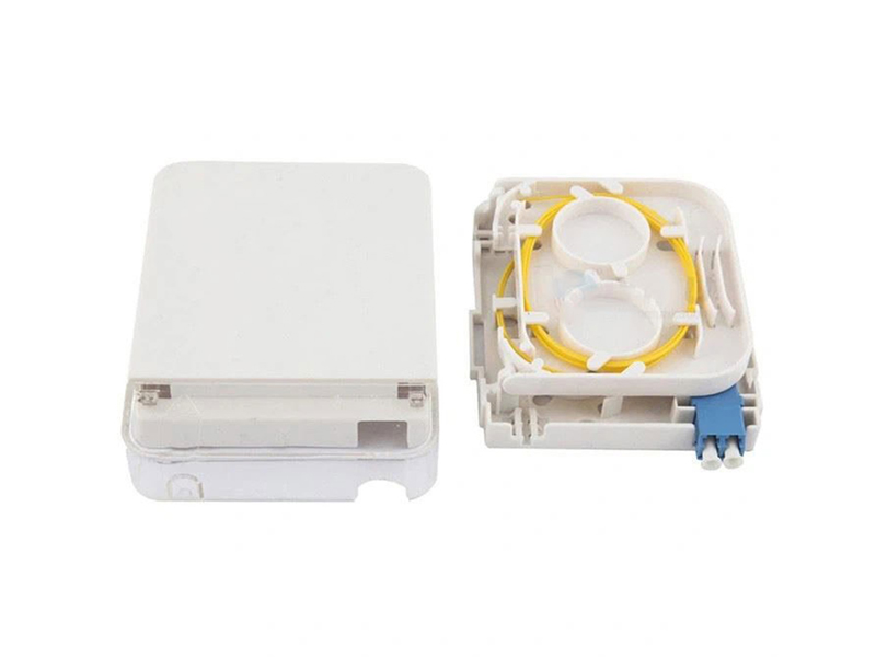 FTTH 1 port mini indoor fiber optical distribution faceplate box