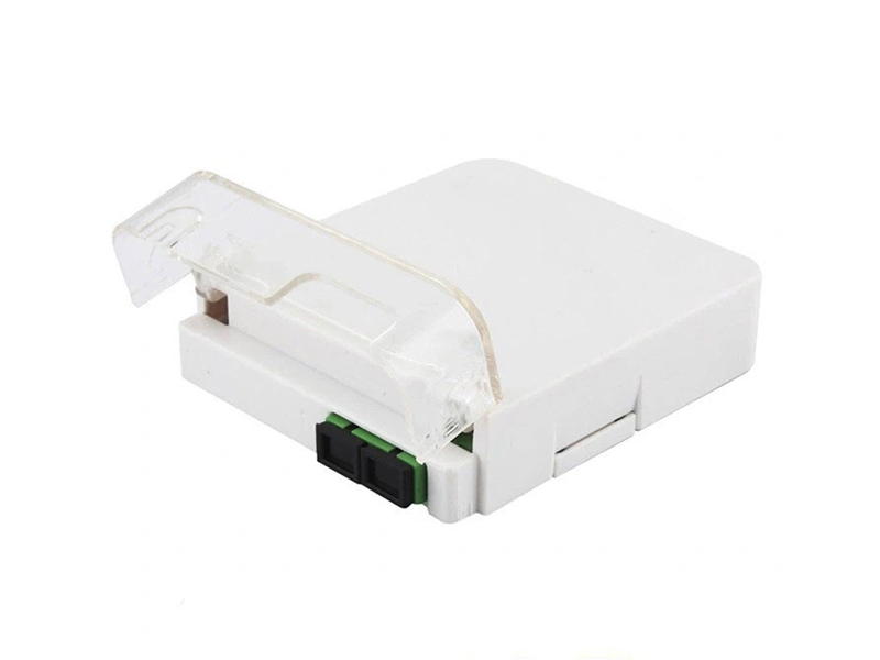 FTTH 1 port mini indoor fiber optical distribution faceplate box