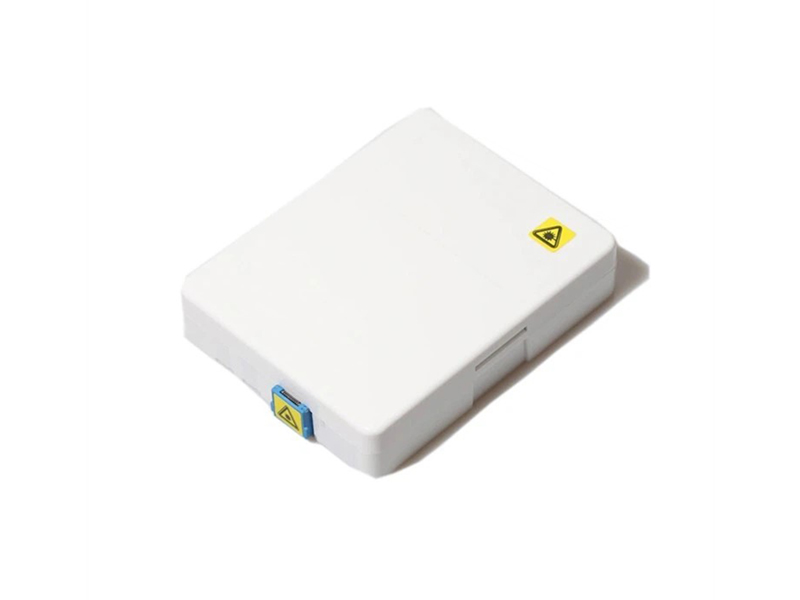 OTB-AT01D  1 2 4 Core Ftth Fiber Optic Terminal Box SC APC Adapter 0.9mm LSZH SC APC Faceplate 1M SM G657A1 Pigtail Fiber Optic Equipment