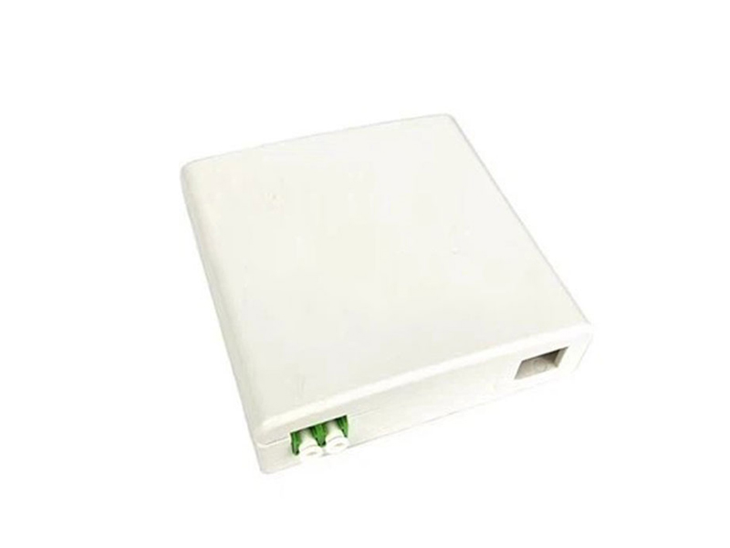 FTTH 86 type indoor optic fiber terminal wall box optical subscriber outlet mini socket faceplate